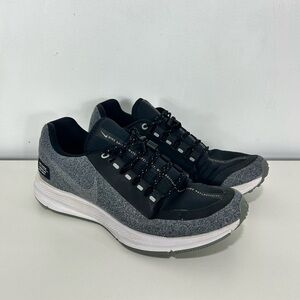 Nike Air Zoom Pegasus 35 Winflo Trainer Black and Gray Athletic Shoes